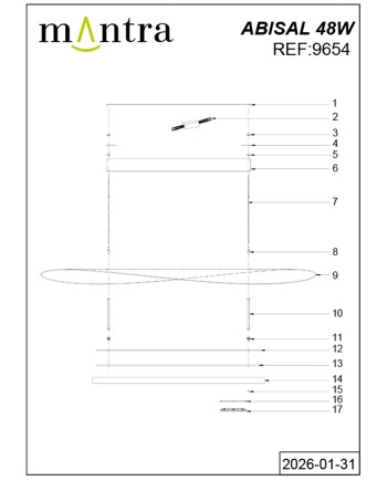 ABISAL * LÁMPARA LED 48W